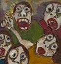 Five cheering